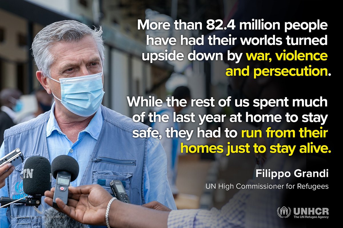 Refugees's tweet image. “The 1951 Refugee Convention and the Global Compact on Refugees provide the legal framework and tools to respond to displacement, but we need much greater political will to address conflicts and persecution that force people to flee in the first place.” 

~ @FilippoGrandi