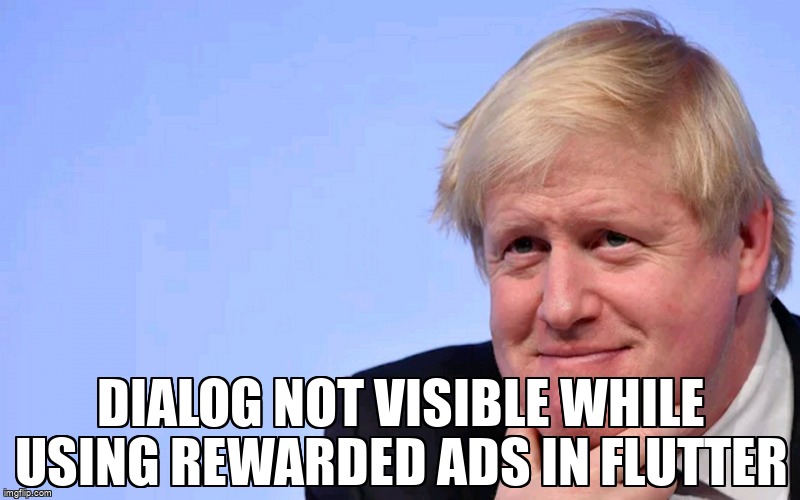 overflow_meme's tweet image. Dialog not visible while using rewarded ads in flutter stackoverflow.com/questions/6803… #flutterplugin #dart #flutter #ads #googlemobileads