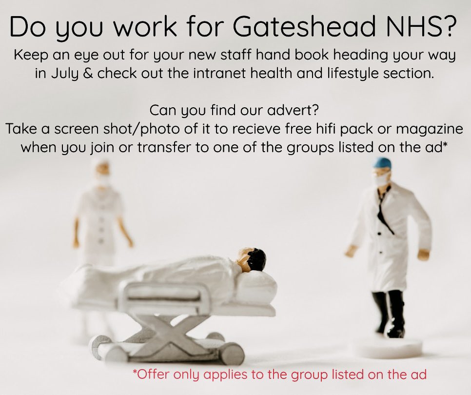 GatesheadWorld's tweet photo. Lockdown has been hard on us all, let us help and inspire you to lose the weight and if you work for gateshead nhs trust join one of the listed groups and get a free gift ❤️#nhs #Gateshead #weightloss #slimmingworld https://t.co/Bl6fRUiKAd