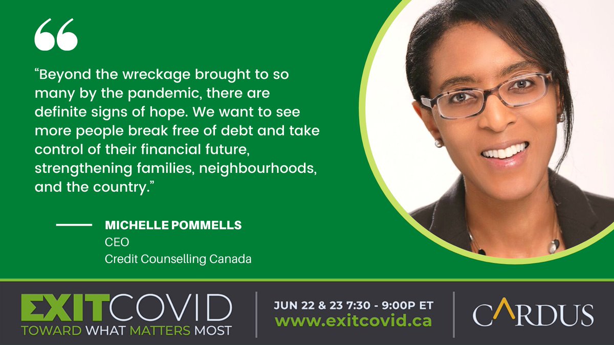 cardusca's tweet image. Michelle Pommells is CEO of @creditcc Canada’s largest not-for-profit credit counselling assn. With 20+ years of experience working in business development, Michelle specializes in program development, communications and strategic planning.