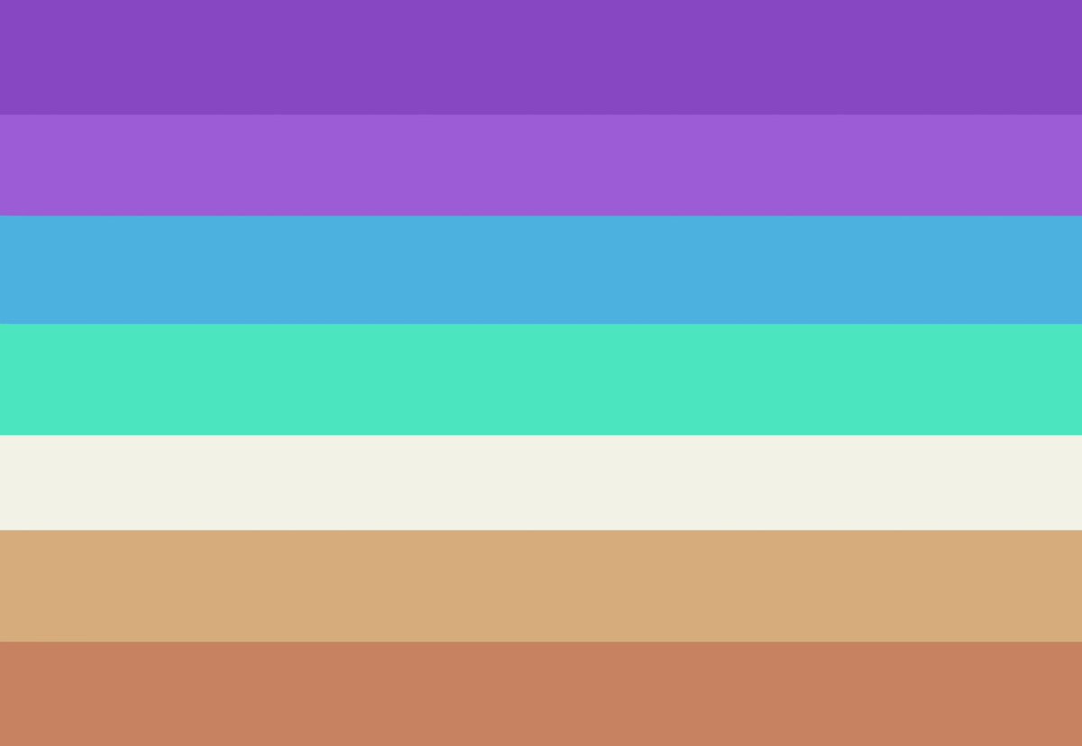nublarssix's tweet image. the mlm flag but it's colorpicked from luca and alberto