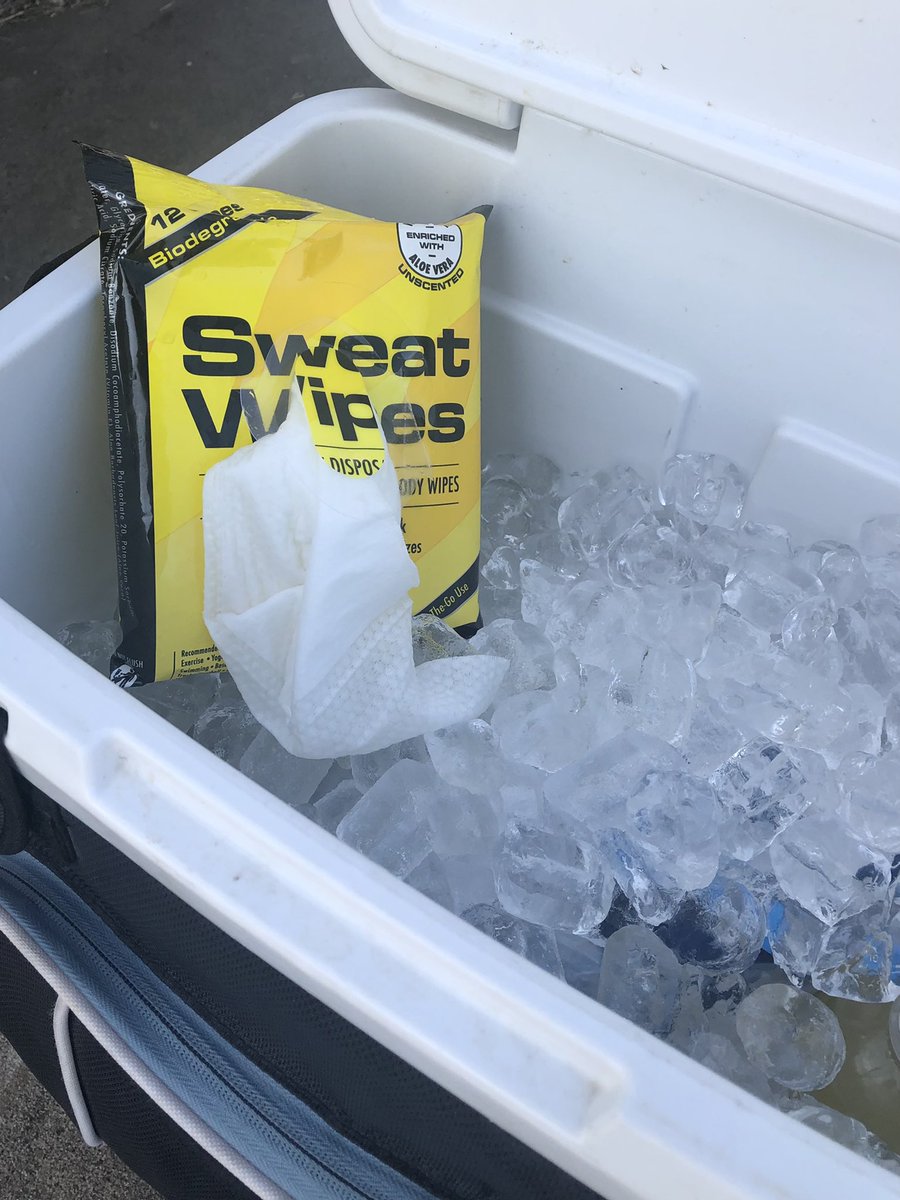 Headed out in the heat this weekend?? Take a bag of SweatWipes w/you. Throw them in the cooler &amp; use to wipe down face, arms, legs. Great for any outdoor activity. Biodegradable &amp; extra large disposable wipes for active people! #sweatwipes #heatwave #summer #amazon #walmart