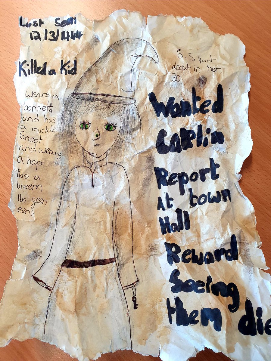HistoryBxa's tweet photo. This week our new S1 have been studying witches in Scottish Studies and how tae spot a spaewife! https://t.co/x0SMBMNo7l