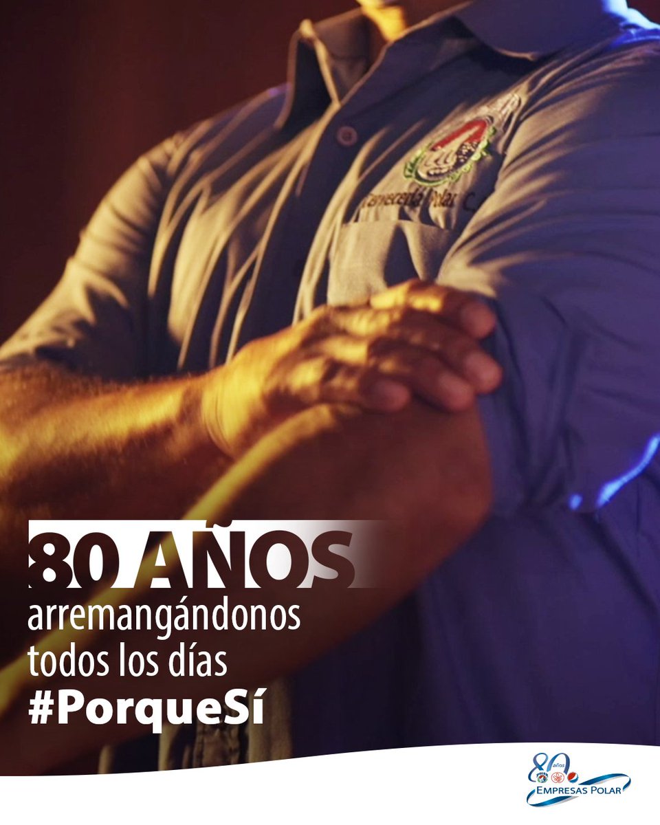 EmpresasPolar's tweet photo. Porque lo nuestro es generar bienestar, elaborar los productos preferidos de nuestra gente, construir futuro para las nuevas generaciones, compartir lo mejor de nosotros con las comunidades y llevar el orgullo venezolano al mundo.
Es nuestra manera. #PorqueSí https://t.co/Wfm4wFSoyA