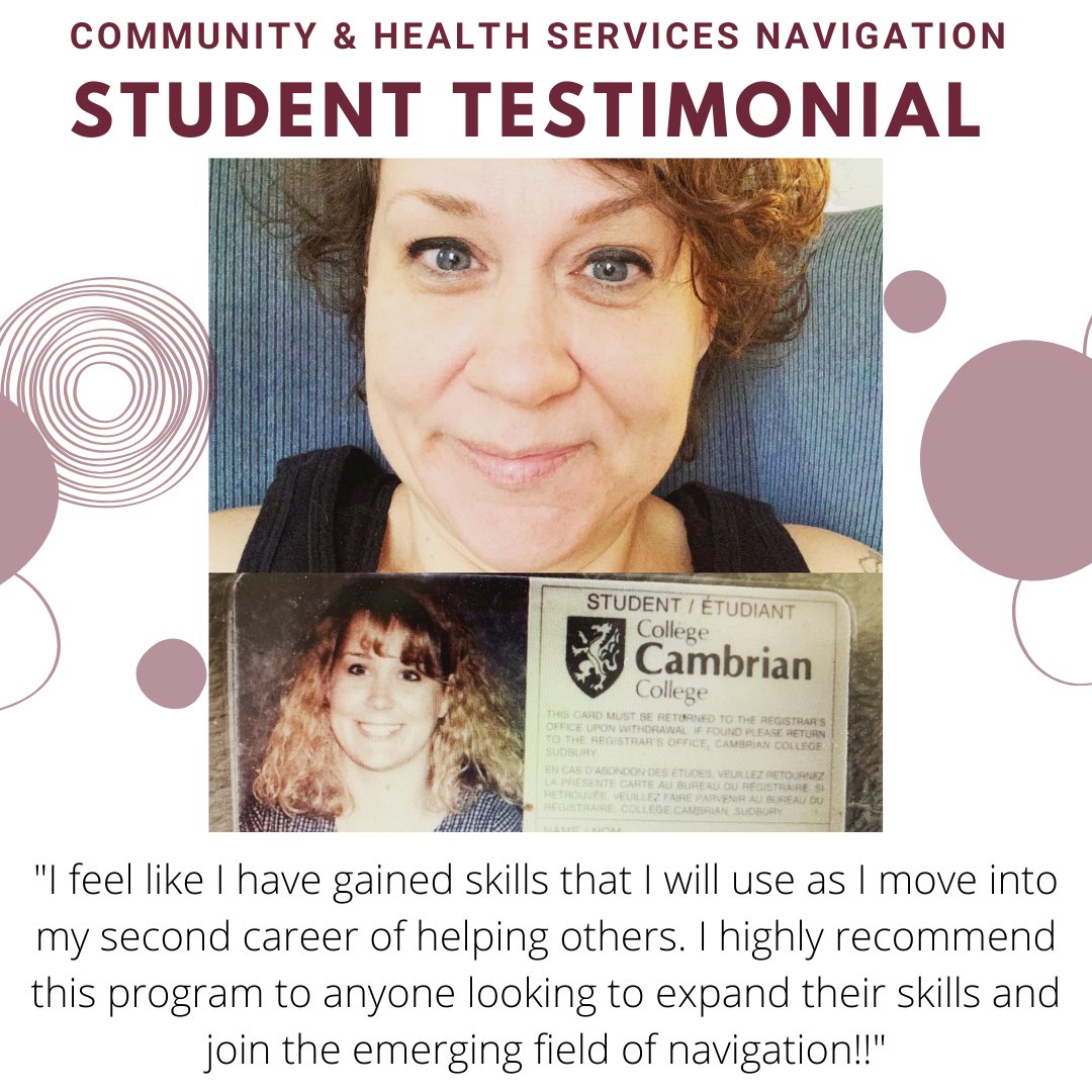 Check out my Instagram to read the full testimonial about Jenny's career change from Dental Hygiene Grad to Community &amp; Health Services Navigation Grad <a href="/cambriancollege/">Cambrian College</a> #careerchange #professionaldevelopment #studyincanada #helpingprofession #secondcareer
instagram.com/profvocatemel