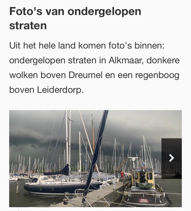 Zo te zien heeft deze straat zich aardig snel weten aan te passen