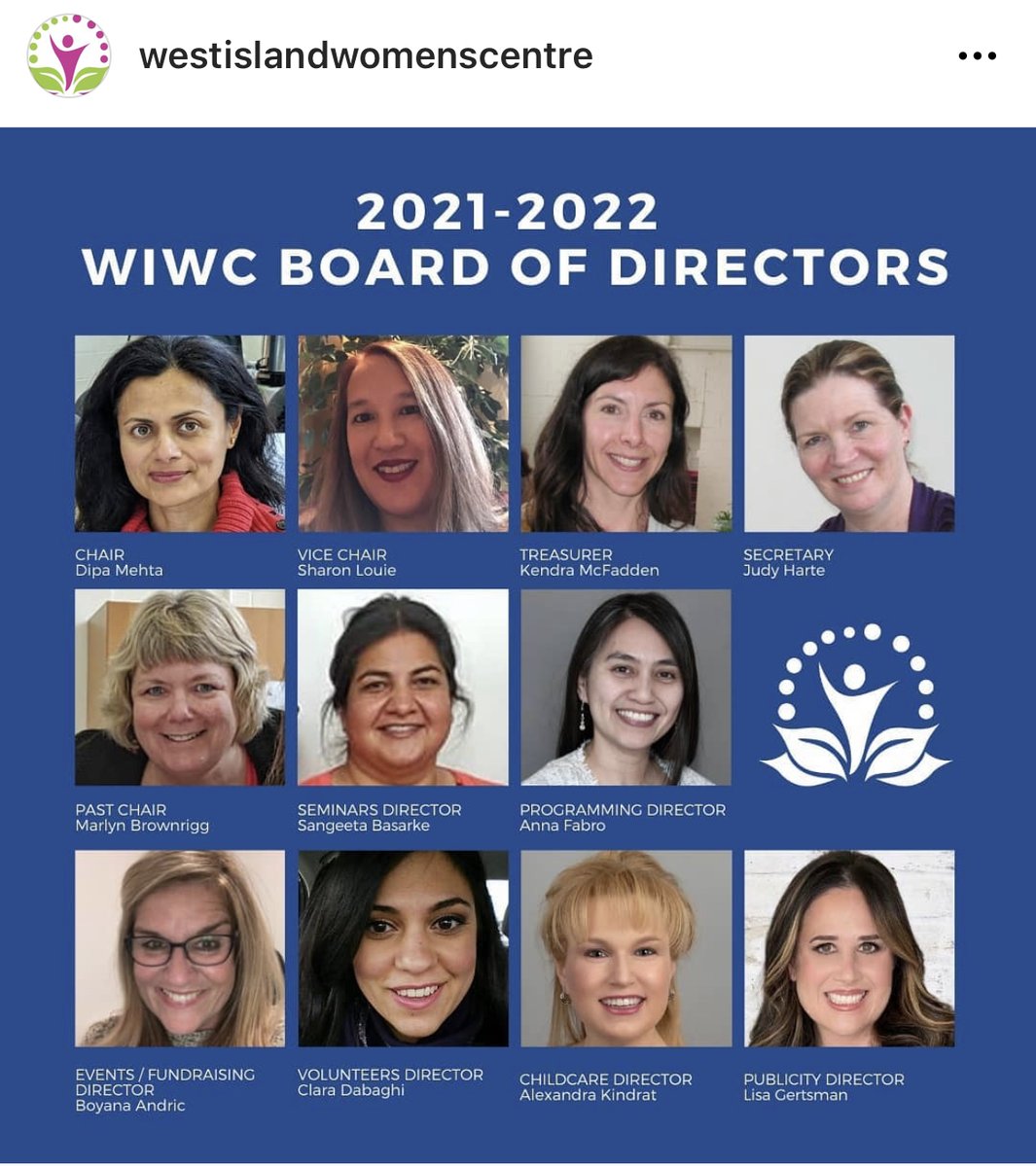 Happy to join the Board of Director's Team at the West Island Women's Centre to give back to my community!