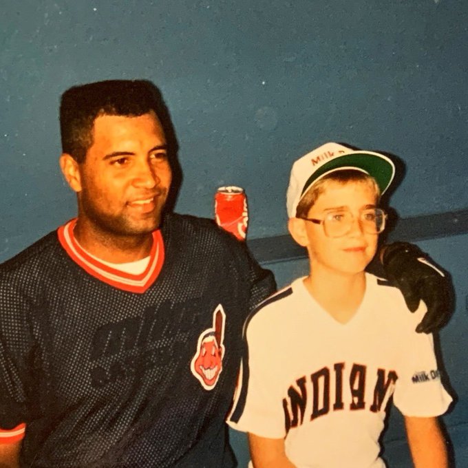 Happy Birthday to first base coach Sandy Alomar, Jr. He hasn t aged a day ..now me on the other hand . 