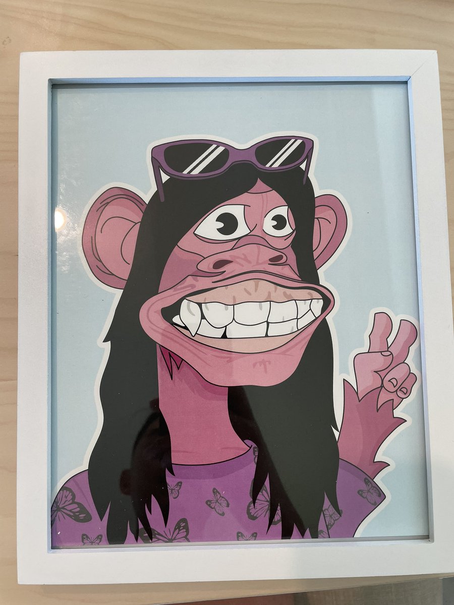 EARLY FATHERS DAY PRESENT!! MY DAUGHTER AS AN APE!!!!!!!!!!!! <a href="/BoredApeYC/">Bored Ape Yacht Club 🍌</a> #BoredApeYachtClub #FathersDay