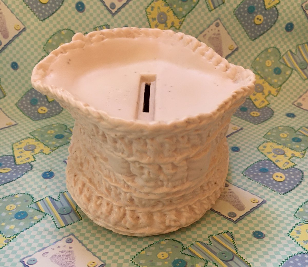 SomewareInTime on Twitter "Vintage Baby Bootie BANK Plastic Shoe Piggy