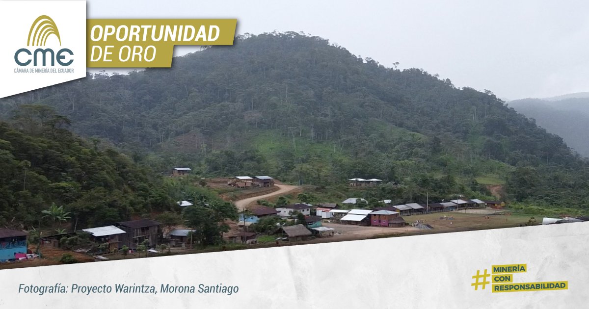 #OportunidadDeOro | En la provincia de Morona Santiago, los habitantes del sector dieron paso la exploración minera con el "Proyecto Warintza" que brinda apoyo y desarrollo de la comunidad.

#MineríaConResponsabilidad