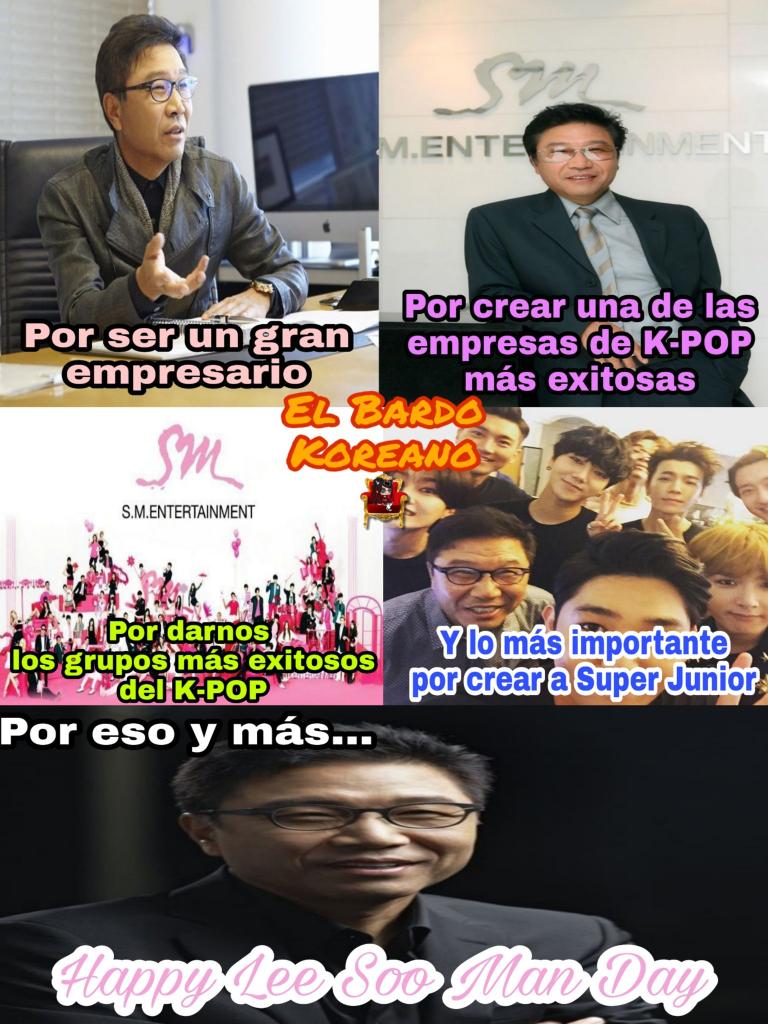 ElBardoKoreano's tweet photo. Feliz Cumpleaños y gracias por todo!!! #LeeSooManDay #leesooman_birth  #leesooman #생일축하 @SMTOWNGLOBAL #SUPERJNIOR #kpop #kpopers #kpoptwt #idol #KpopNews https://t.co/bR1Sz8sj4z