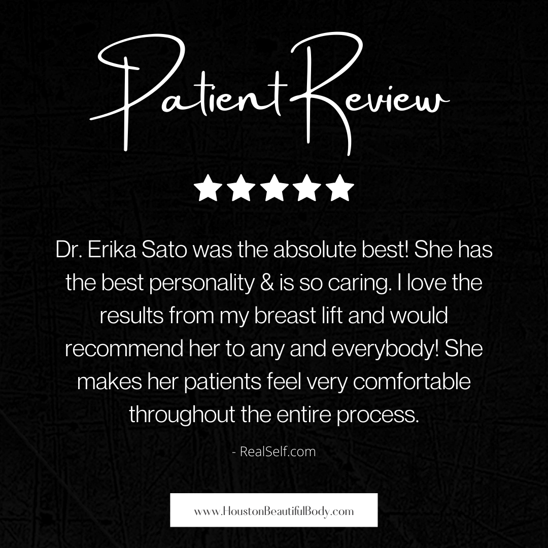ErikaSatoMD's tweet photo. #FlashBackFriday to this wonderful review I received from one of my amazing patients!

Thank you so much! 🙏

#DrErikaSato #DoubleBoardCertified #BoardCertified #FemalesPerspective #FemalePlasticSurgeon #PlasticSurgeon #testimonial #testimonials #patienttestimonial #doctorreview https://t.co/4OwfiTJuSY