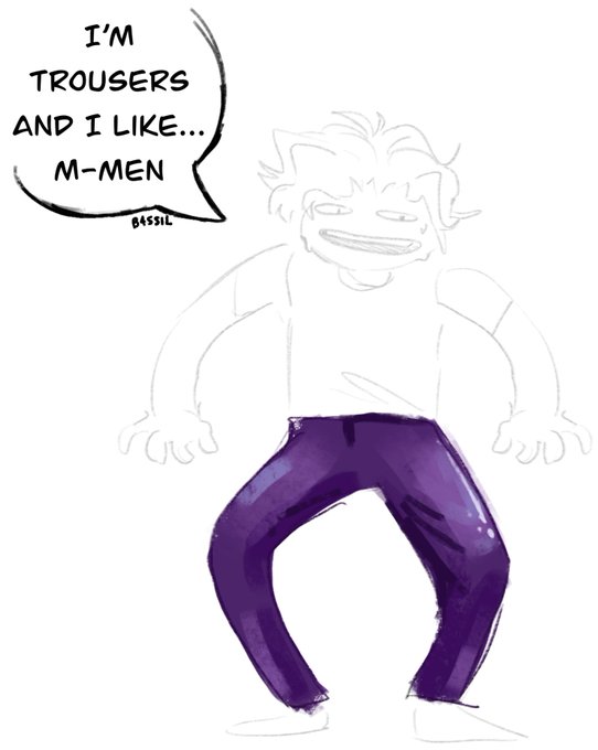 This is all that I got from Tommy's lore,, look at him,,, trousers my beloved 

#Tommy 