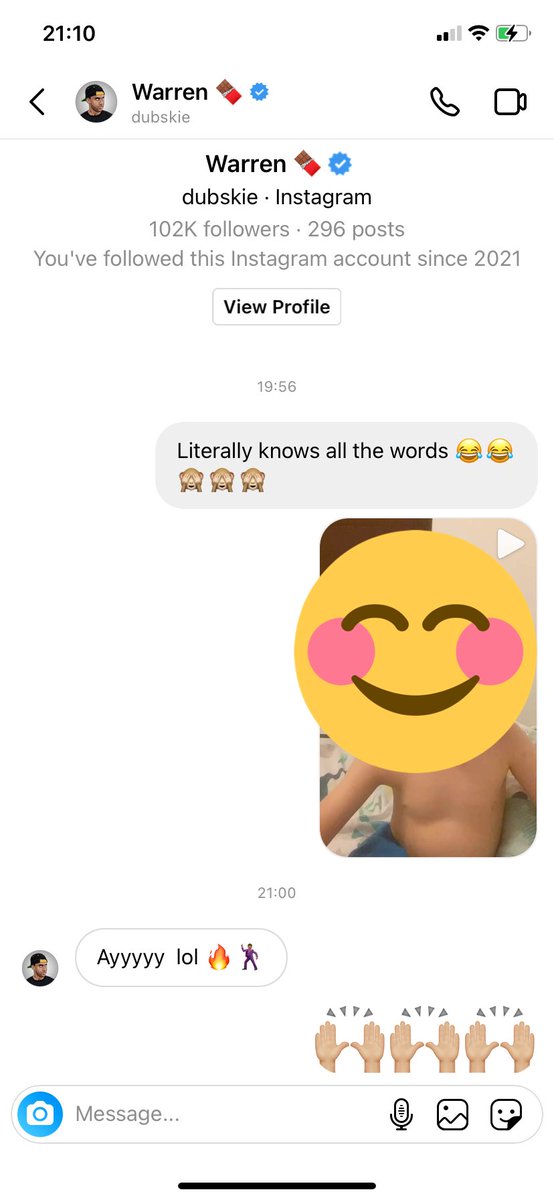 Beccachsmn's tweet photo. When @Dubskie literally replies to your message of a video of Harry singing all the words to Friday then with no song even on ๐๐ผ๐๐๐ผ #fridaythen #dubskie #mustafa #famouskids #kidswithtalent https://t.co/rDTPoX6RtS