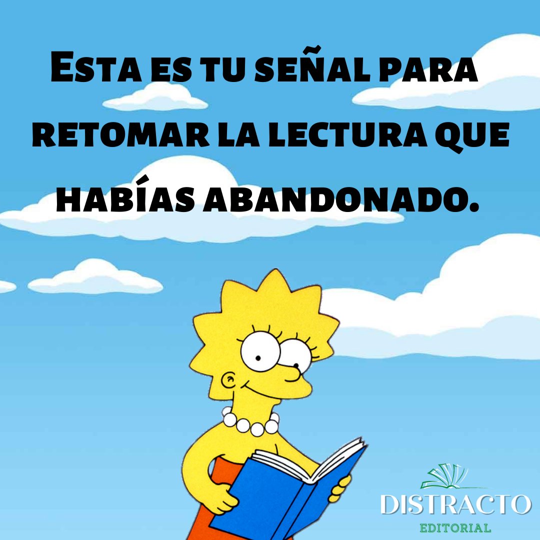 DistractoE's tweet photo. El libro que tienes abandonado te extraña. :( 
#Literatura #Letras #Editorial #Distracto #DistractoEditorial #Libro #Libros https://t.co/7X92w1QO1g