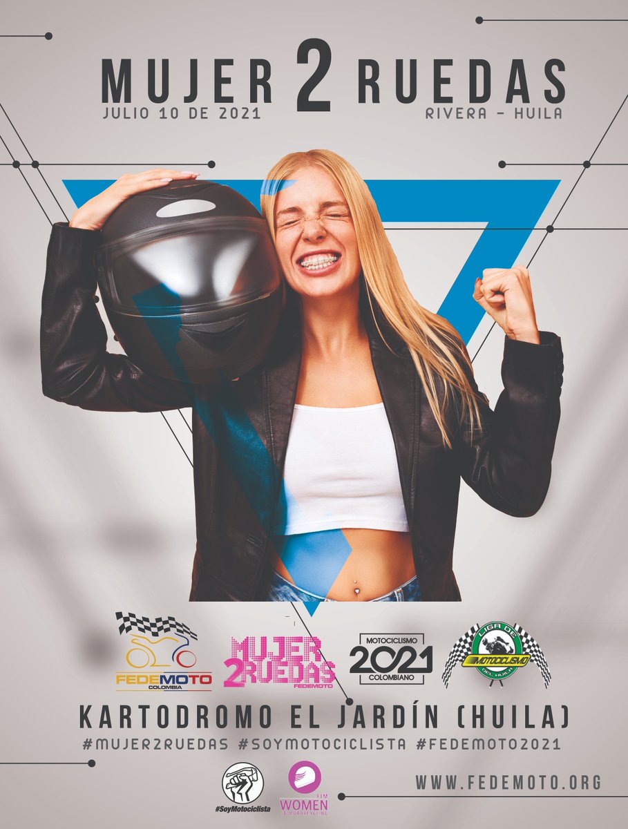 La mujer es protagonista del motociclismo en Colombia y por esto hemos abierto un espacio exclusivo en donde la diversión, capacitación y muchas sorpresas son aseguradas; este nuevo episodio de #Mujer2Ruedas se traslada al departamento del Huila!

#SoyMotociclista