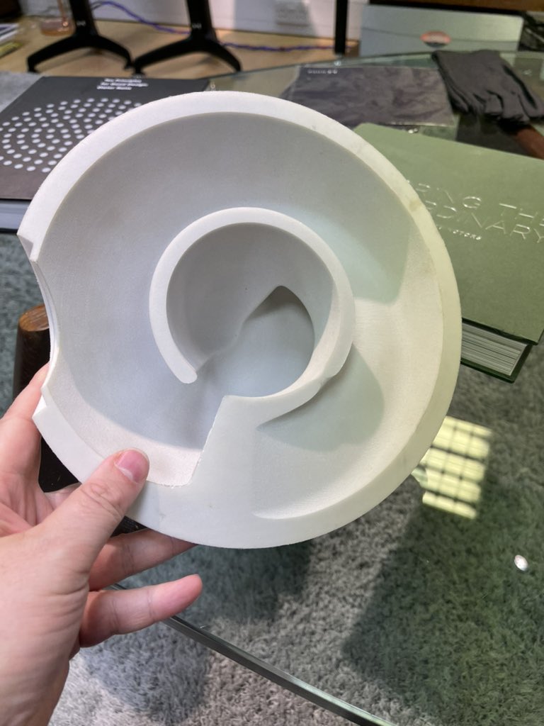 AndyatAuto's tweet photo. Introduced to @nodeaudio today - wow!  Each unit individually 3D printed and hand finished.  The sound separation is quite exquisite and Dire Straits has never sound so good.  Great to see @GREATBritain Engineering really excelling.  https://t.co/HKu5voYCYw https://t.co/upJtsLYll7