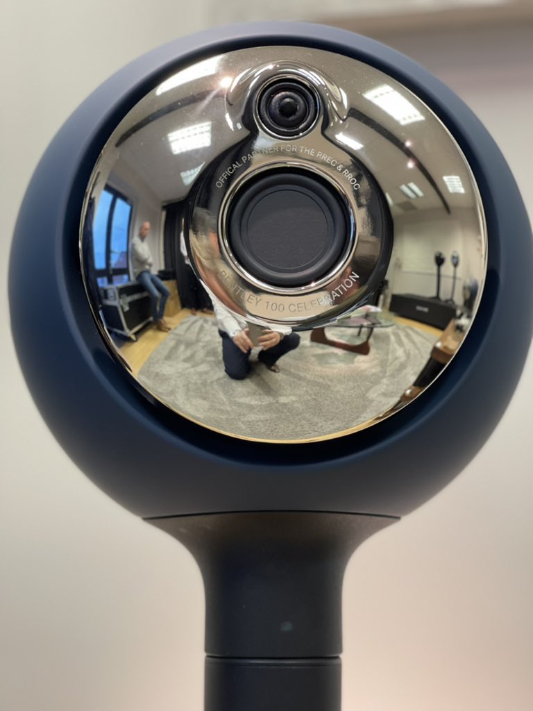 AndyatAuto's tweet photo. Introduced to @nodeaudio today - wow!  Each unit individually 3D printed and hand finished.  The sound separation is quite exquisite and Dire Straits has never sound so good.  Great to see @GREATBritain Engineering really excelling.  https://t.co/HKu5voYCYw https://t.co/upJtsLYll7