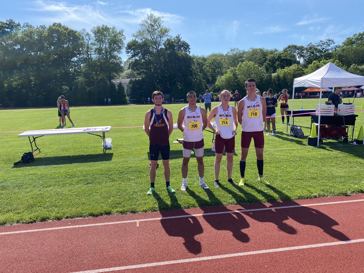 SHSEagleAD's tweet photo. Breaking news from Track: PJ McManus is the D1 South champion for the Boys Pentathlon, and breaks the outdoor school record with 3009 points @HockomockSports @SharonSchools https://t.co/dyLYxwWF8S