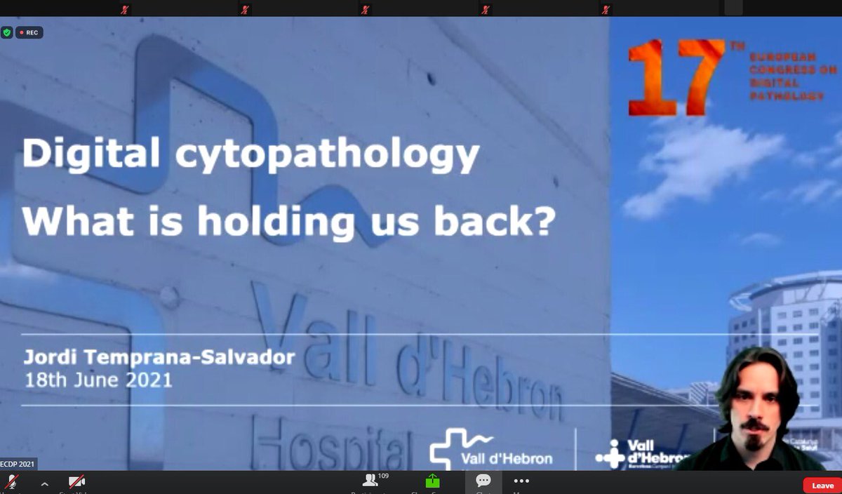 lara_pijuan's tweet image. Great talk about #digitalpathology in #cytology by @Tholthoron during 17th #ECDP2021 💪🏻 Yes, We can have digital cytology although the challenge of the sample 😅