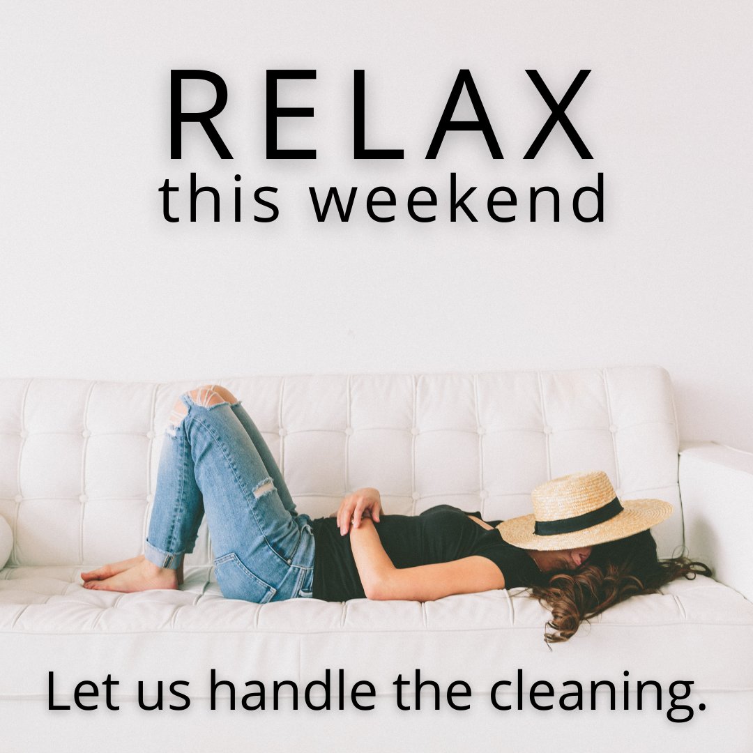 howardsreferral's tweet photo. The weekend is here!

Don't spend it worrying about cleaning your home.

Let us help.

Book a house cleaning appointment with Howard's

Call us today at (949) 215-9550 https://t.co/TK6VSz1LE3