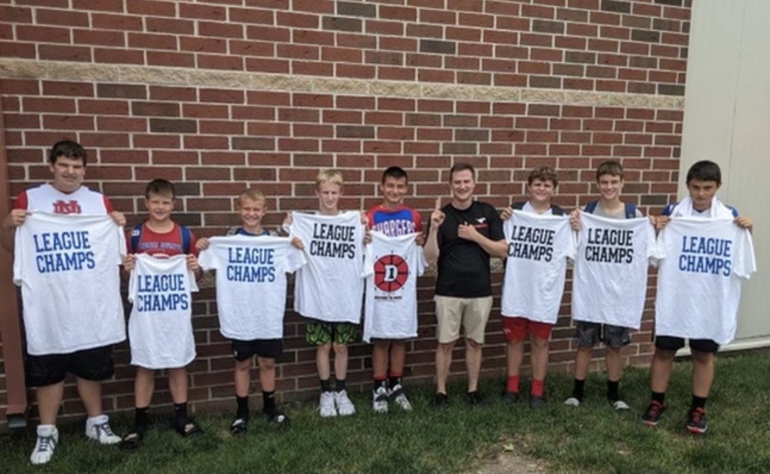ND_BBall's tweet photo. Congratulations to the Jr. High boys on winning their league! https://t.co/49CwQbeNdl