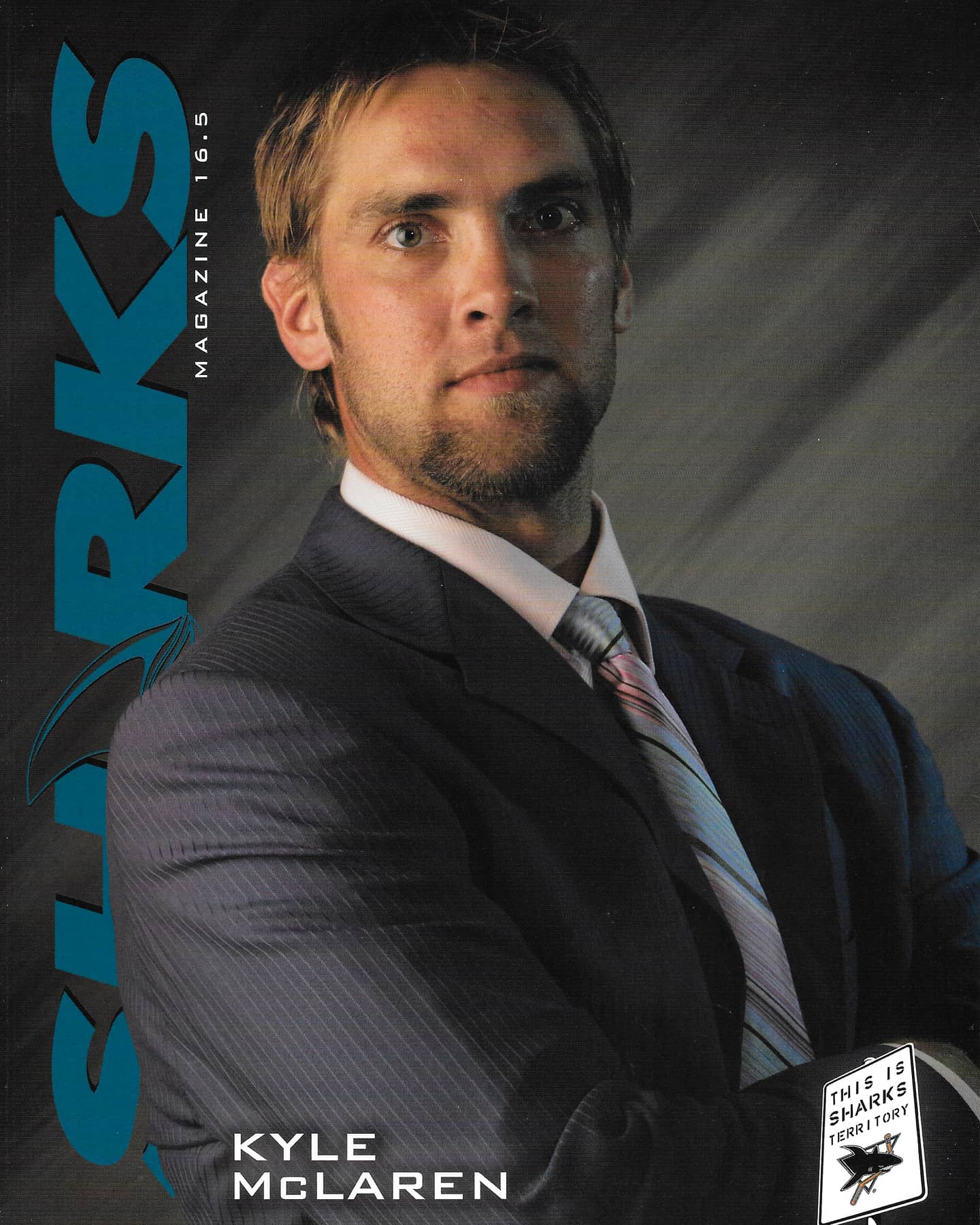 Happy 44th Birthday to alumni defenseman Kyle McLaren. Sharks Magazine vol.16/no.5 