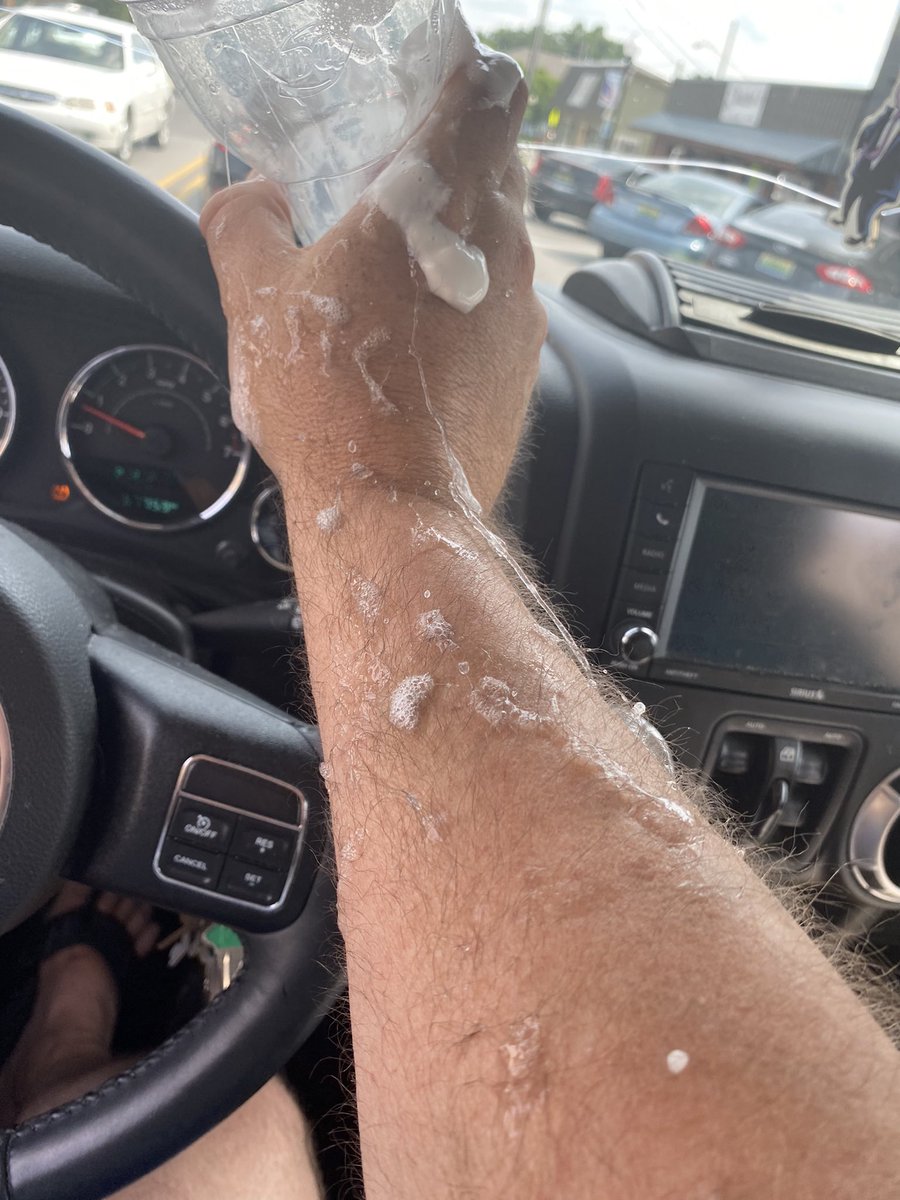 LifeStrategy101's tweet image. Thank you @DairyQueen for Samson’s first (and last) Pup Cup. #thehorror