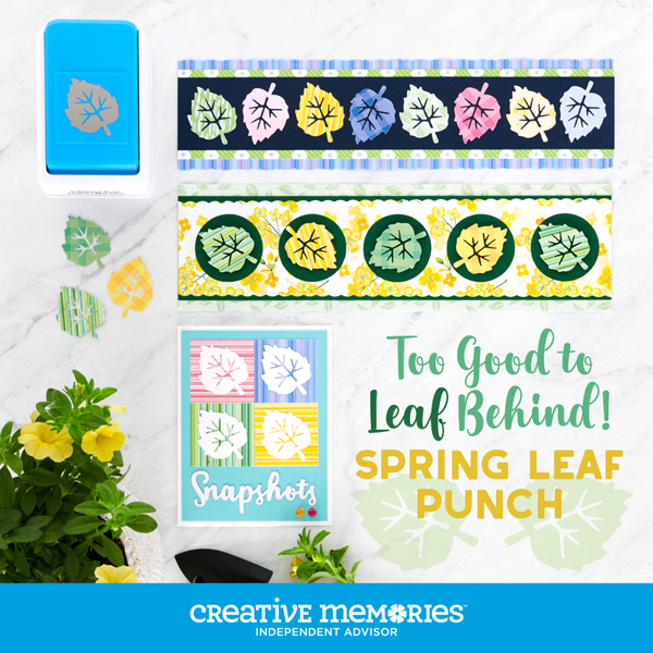 MemoryKeepingR's tweet image. Decorate your projects with a punch that’s simply unbe-LEAF-able with the Spring Leaf Punch! This standalone punch creates a singular leaf cutout that will fantastically foliate your layouts for spring, summer, autumn, along with outdoor adventures.

🛍 - creativememories.com/user/memorykee…