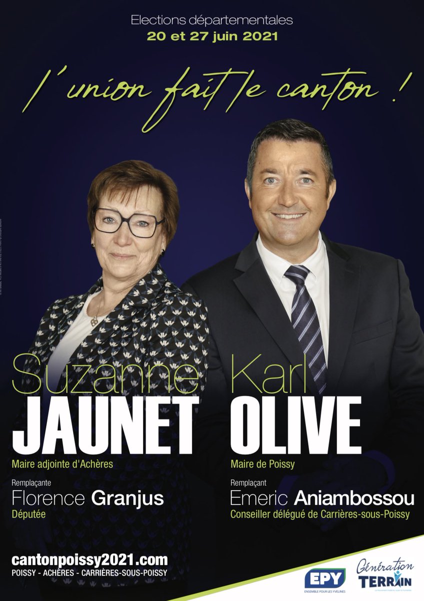 Canton de Poissy #Départementale2021 tweet media