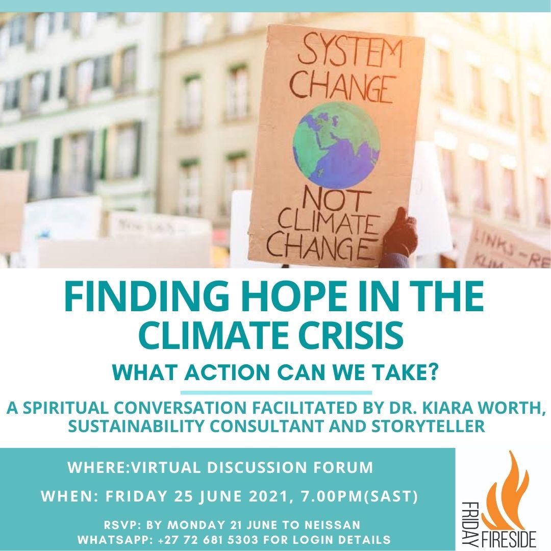 NeissanB's tweet photo. We are currently facing a severe environmental crisis that impacts our current and future existence. Immediate action is required to ensure a sustainable future for the planet and its inhabitants. It is my pleasure to invite you to the next Friday Fireside on the 25th of June https://t.co/v8tier41QD