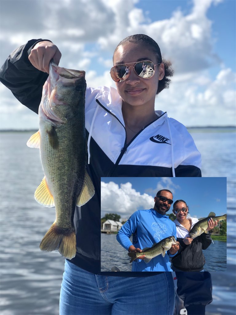 PSbassguide's tweet photo. Mark and his daughter pictures of some nice bass and a double hook-up seen here.  His daughter had just graduated high school and is thinking about a a degree in biology.  She is blessed. 

#fishingdada #fishingfamily 
#classof2021 #biologistlife #psbassguide 
214.282.9218 https://t.co/QpZfKBUOul