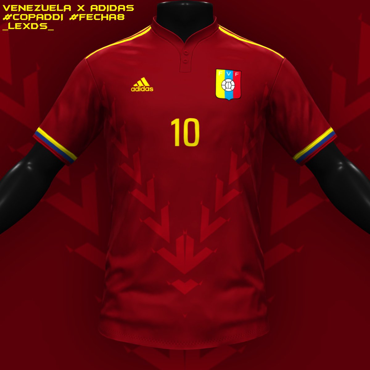 _lexds_'s tweet photo. Venezuela x Adidas
Inspirada en el uniforme de Simón Bolivar
#CopaDDI #Fecha8 @DDI_oficial https://t.co/nG0P53sq8l