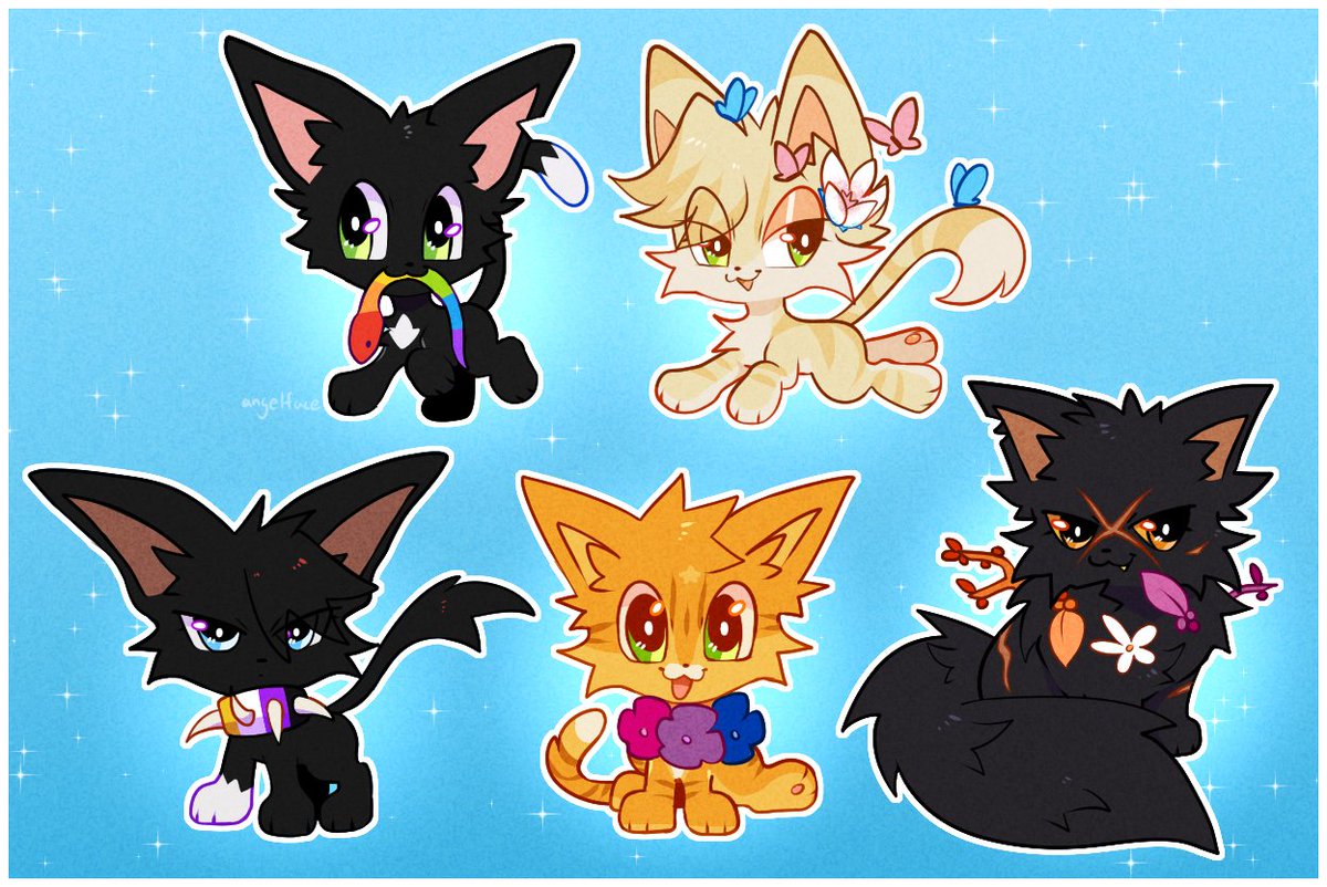 aangellface's tweet photo. ✨🌈WARRIOR CATS PRIDE!🌈✨
happy pride month!!! https://t.co/GQaHRftDjS