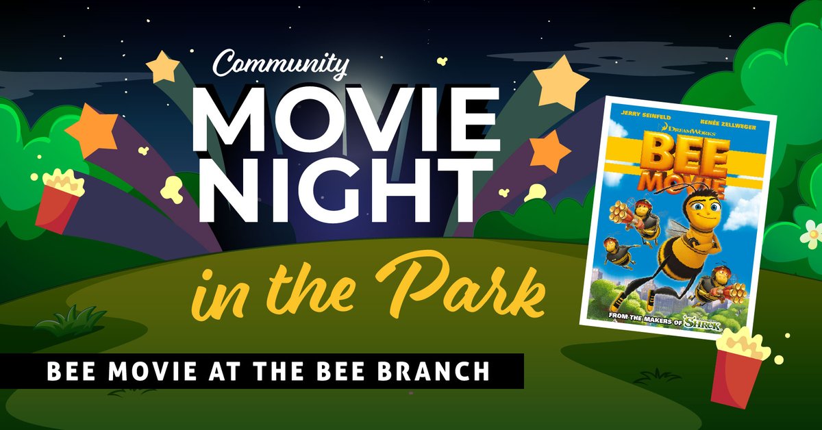 beebranchdbq's tweet photo. Community🎥movie night at the Bee Branch is next Friday! City of Dubuque - Leisure Services is showing 🐝 Bee Movie for #PollinatorWeek! 🍿Event details at https://t.co/Lm3LXflnSd. #Dubuque https://t.co/rZPHDXk20N