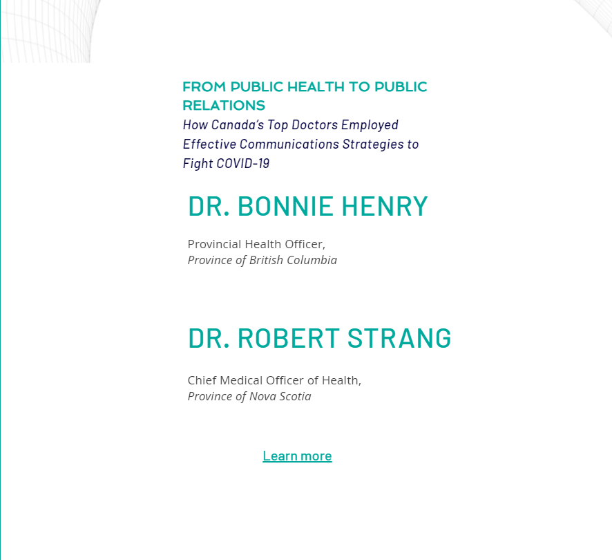 I am so excited to share that WE GOT DR. BONNIE for the 2021 <a href="/CPRSNational/">CPRS National</a> conference!! She'll be joined by Dr. Robert Strang, Nova Scotia's PHO, and they'll be discussing all things communication and pandemic. Get your tickets now! cprsconference.com