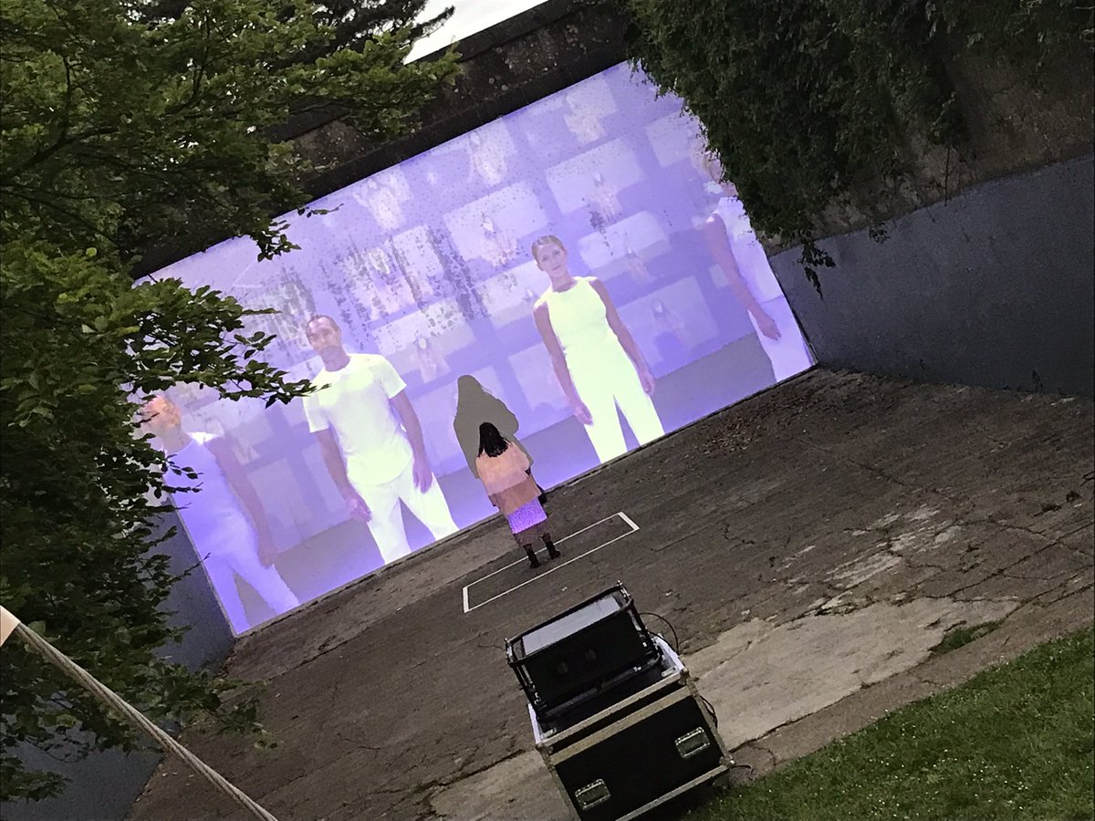 MaireLogue's tweet photo. The beauty of our #Listowel Ball Alley being brought to light and life #InTheMagicHour by @CoisCeim @Brightening_Air @KerryCoArts @artscouncil_ie https://t.co/tCxIkLvurg