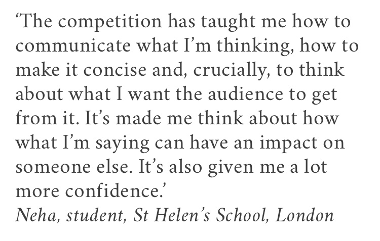 Do you want to help your students become confident communicators? Registration is now open for the ESU Public Speaking competition: esu.org/competitions 

#oracy
#discoveryourvoice
#publicspeaking