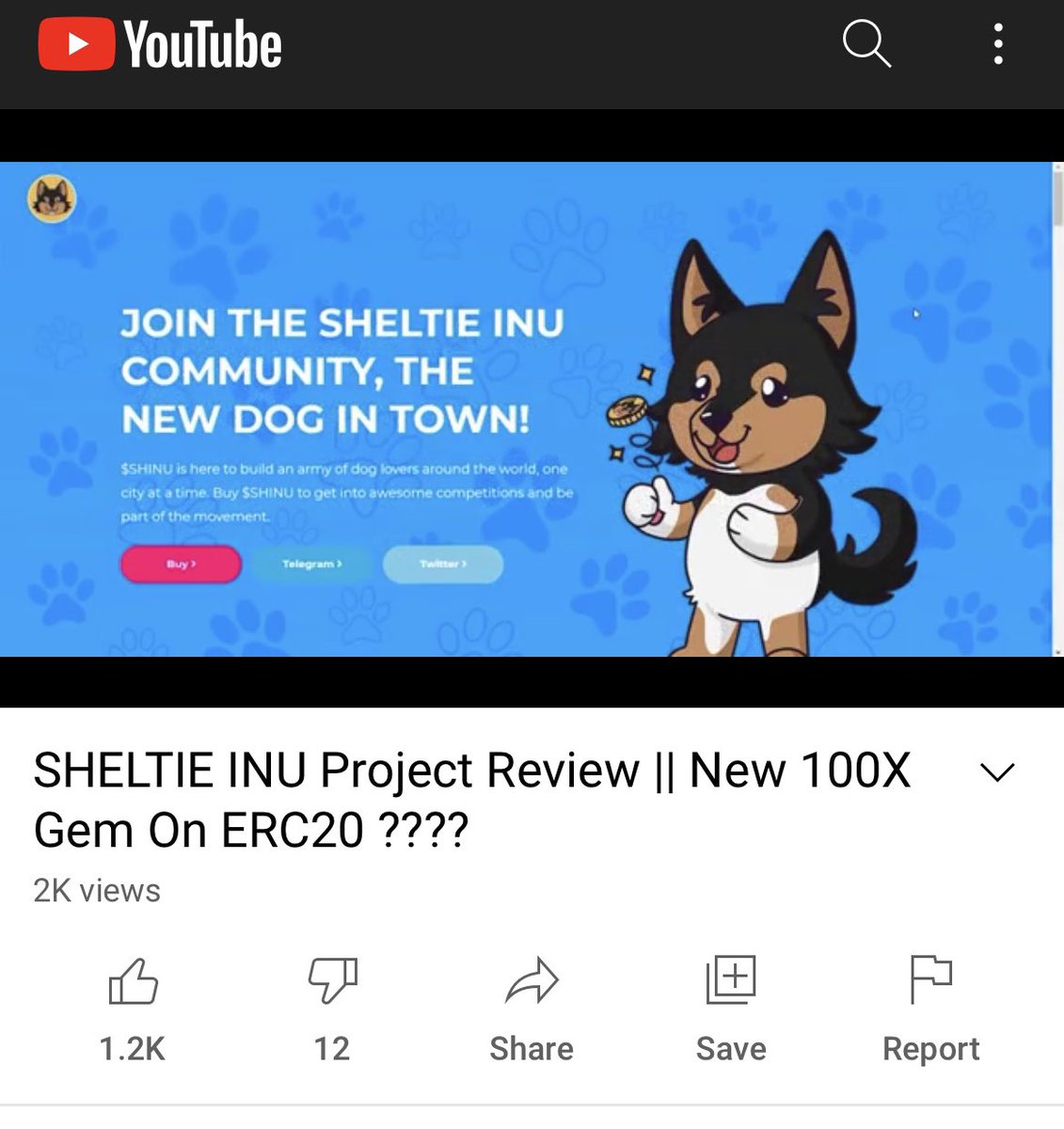 SHINUtoken's tweet photo. Our first YouTube video is out!  Check it out ! Many more to come. Marketing is just beginning for this puppy 🐶 https://t.co/tXWxUHJkjK  #shinu #shib #ShibaArmy #eth #youtube #100xCoin #cryptomoonshots #crypto #altcoins https://t.co/09nDNJSEn5