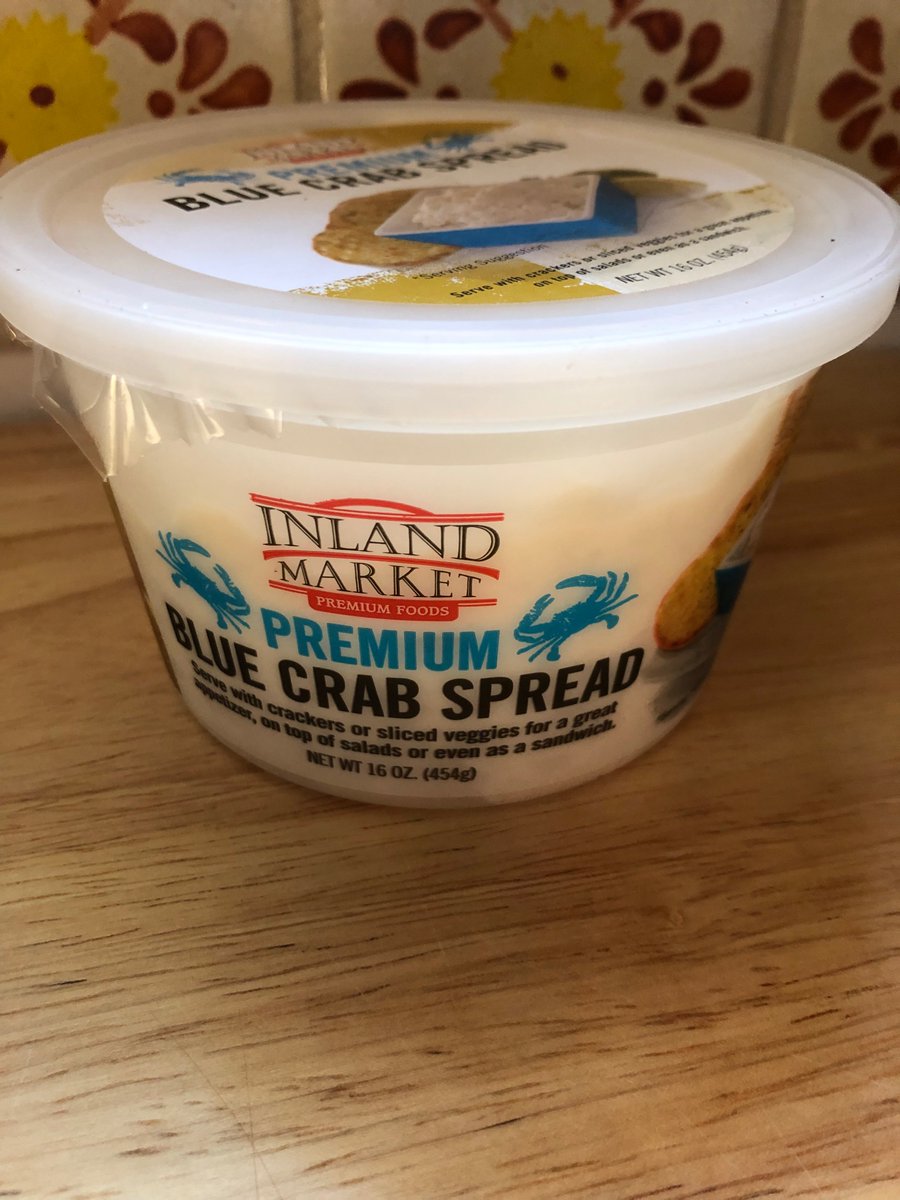 Monica__Q's tweet photo. @AskTSA my mom loves this Maryland crab dip and wants to know if she can fly with it in her carry on bag back to Wisconsin. Thanks for the help! https://t.co/iEeMW5sN6A