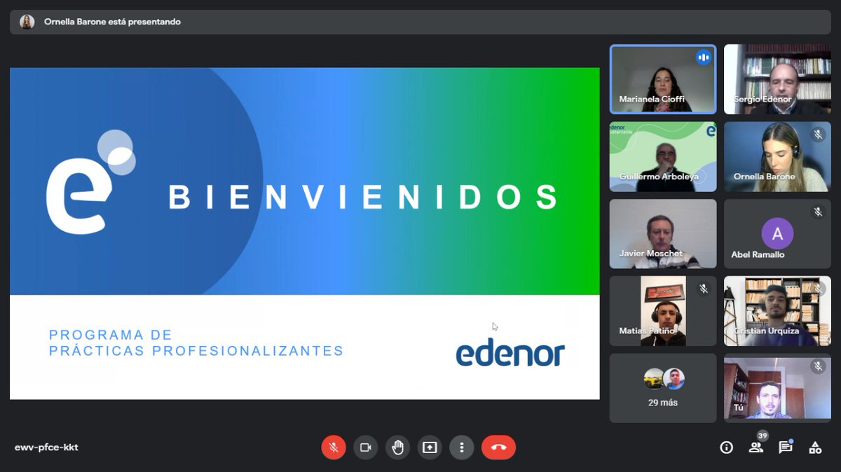 Iniciamos las prácticas profesionalizantes en Edenor con alumnos de la EEST N° 4 San Martín, EEST N° 8 Morón, Insti 13 de Julio  CABA
Hasta sept podrán realizar las prácticas requeridas para completar su formación técnico-profesional
Gracias Edenor por apoyar ntros programas!