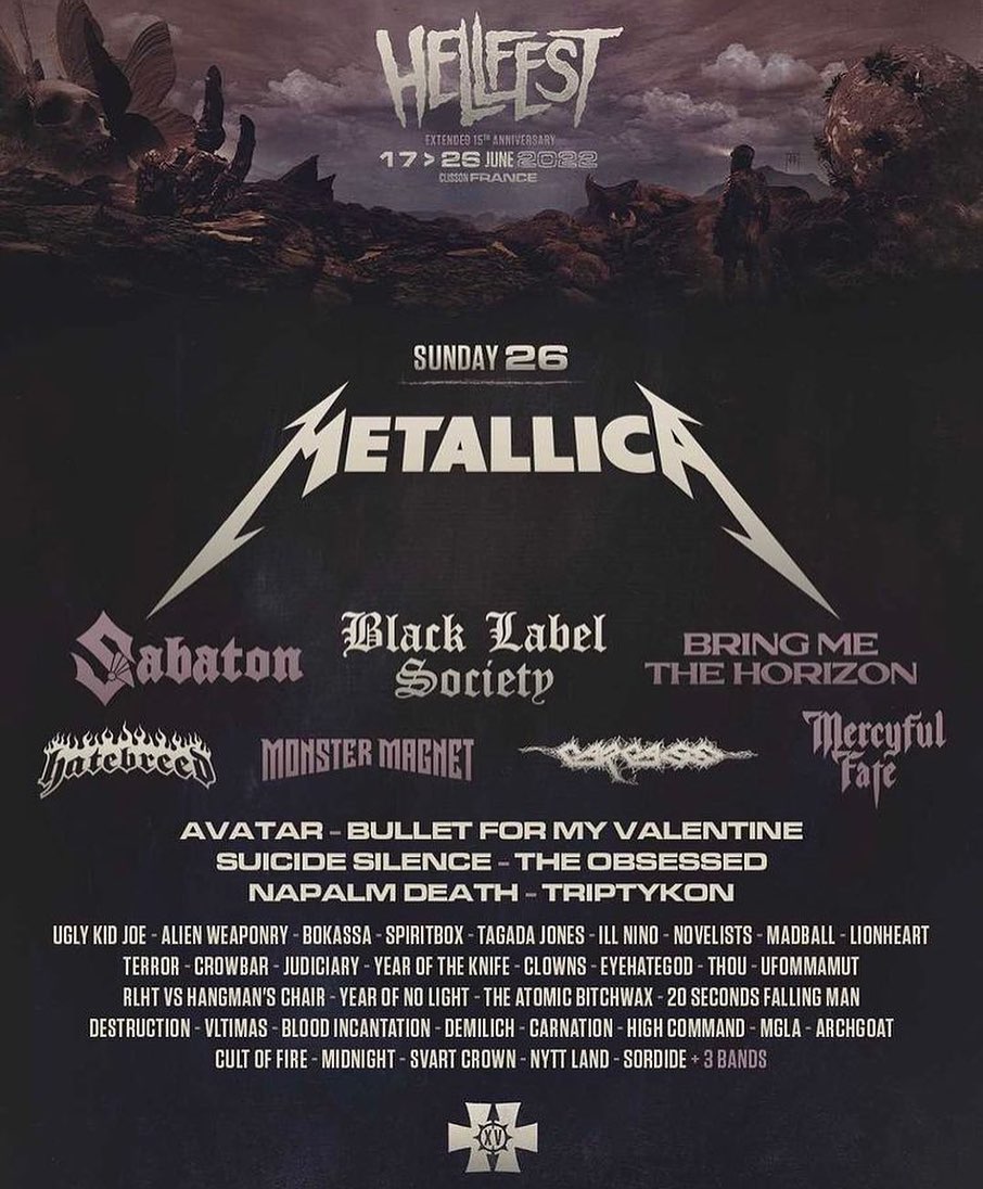Danumetz's tweet photo. RT @suicidesilence: Can't wait to be back in France next summer for @hellfestopenair! 🤘 https://t.co/d2ChqkBj3V