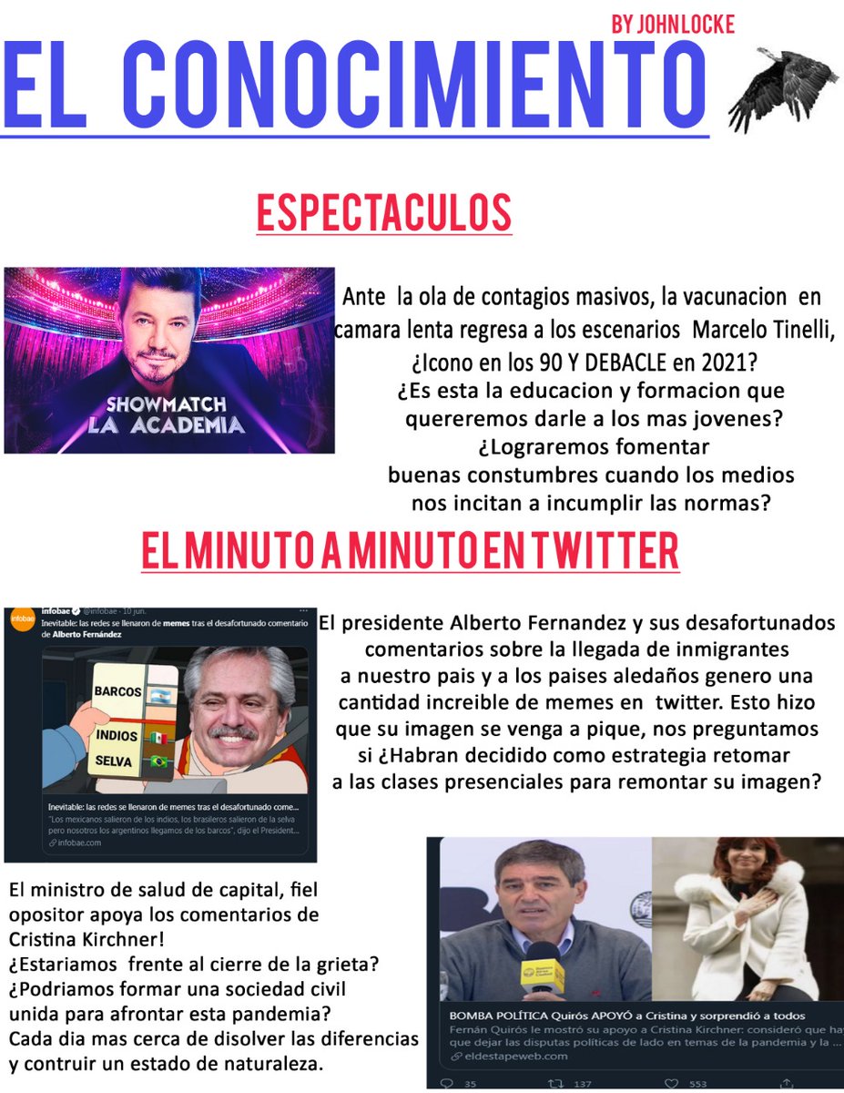 JohnLoc97334754's tweet photo. Viernes 18 de junio a las 18:30hs presentamos el seguro volumen de El Conocimiento. Agregamos una página más que vamos llenando con experiencias vividas. #Contractualistas14 #Aula328 https://t.co/DdVCSoq2l3
