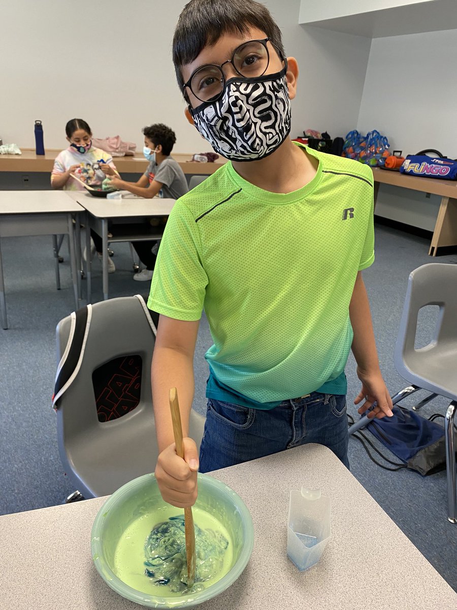 MVE ENRICHMENT CAMP Slime lab! ⁦<a href="/ClintISD/">Clint ISD</a>⁩ ⁦<a href="/MVE_roadrunners/">Montana Vista Elementary</a>⁩