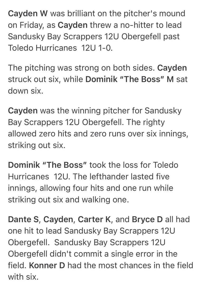 Sandusky Bay Scrappers tweet media