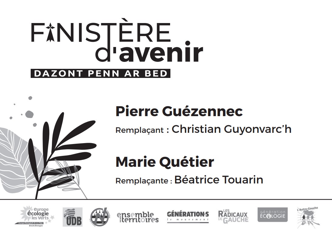 🗳️ LE bon bulletin de vote à choisir ce dimanche pour un canton un #Finistère et une #Bretagne d'avenir 🌱