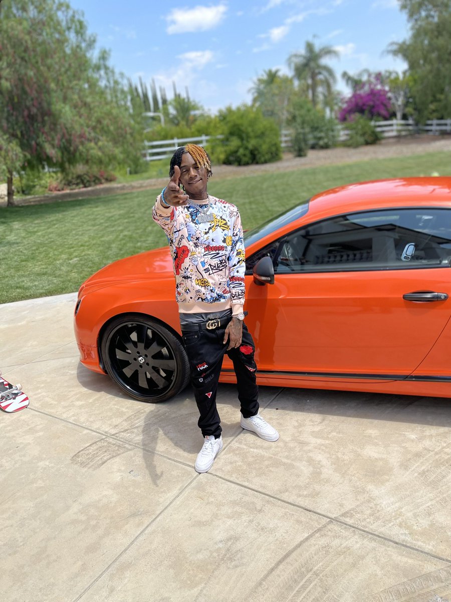 souljaboy's tweet photo. I was the first rapper with a orange Bentley 🍊 https://t.co/AMweDIVL9w