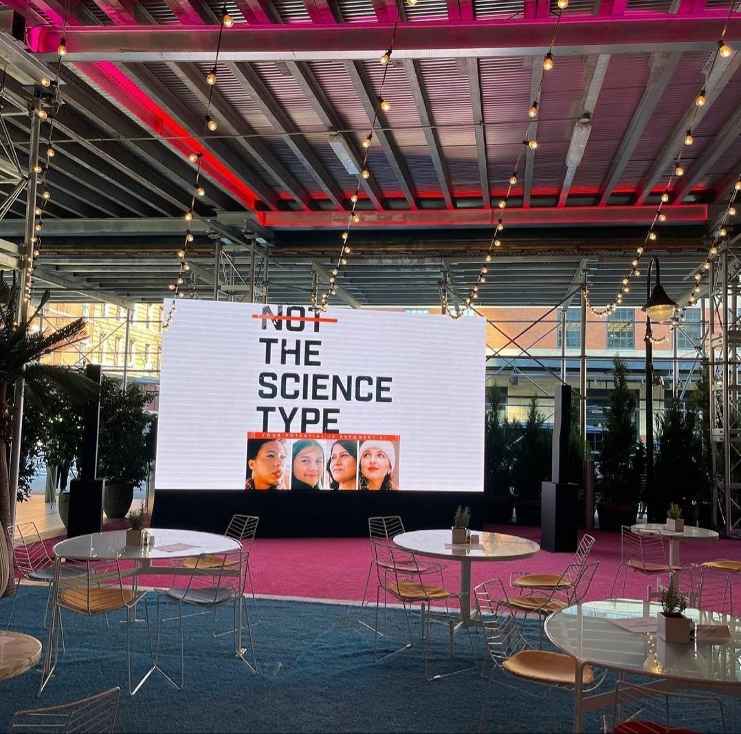 PassionPointCol's tweet photo. Watch an incredible group of women break gender roles and stereotypes TODAY on @AppleTV and @GooglePlay! HUGE thanks to everyone who made this possible!!! #NotTheScienceType https://t.co/JURCsUr9BE