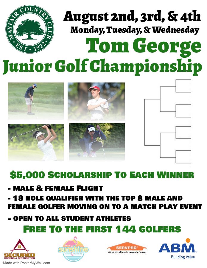 cartchick7's tweet photo. Please pass along to any Jr. Golfer that may be interested⛳️https://t.co/dpzA81ClpD https://t.co/XYNnCzrsDD